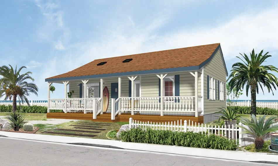 プロヴァンス風のサーファーズハウス