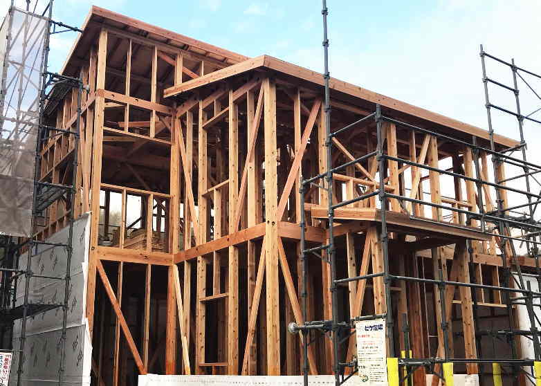 インデュアホーム佐世保の構造は木造軸組工法