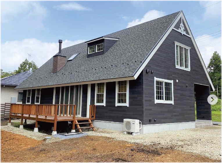 薪ストーブがある家